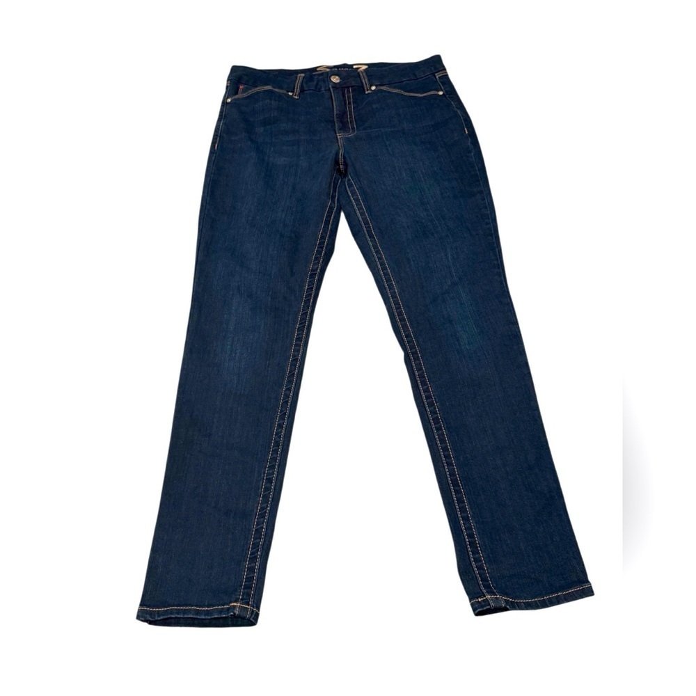 Seven7 TUMMYLESS HIGH RISE SKINNY Jeans Dark Wash Women’s Size 14